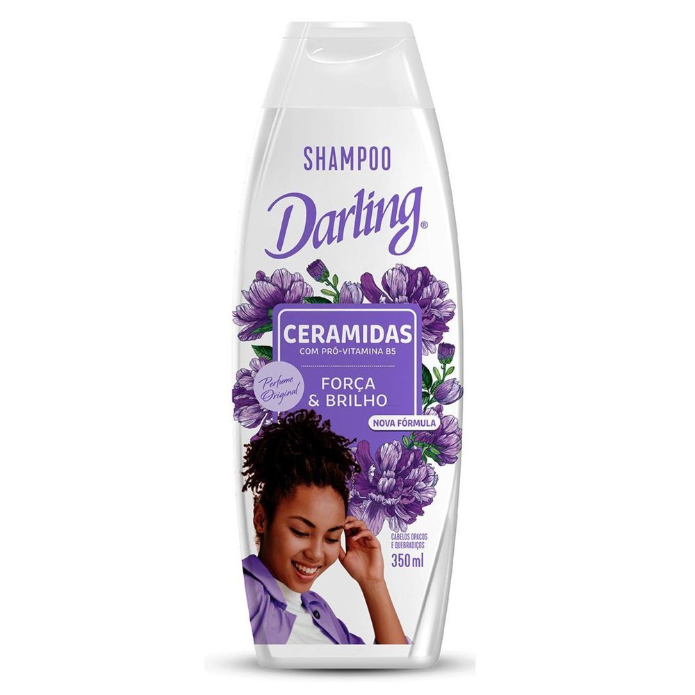 Shampoo Darling Ceramidas Força e Brilho 350ml em Oferta na Shopee