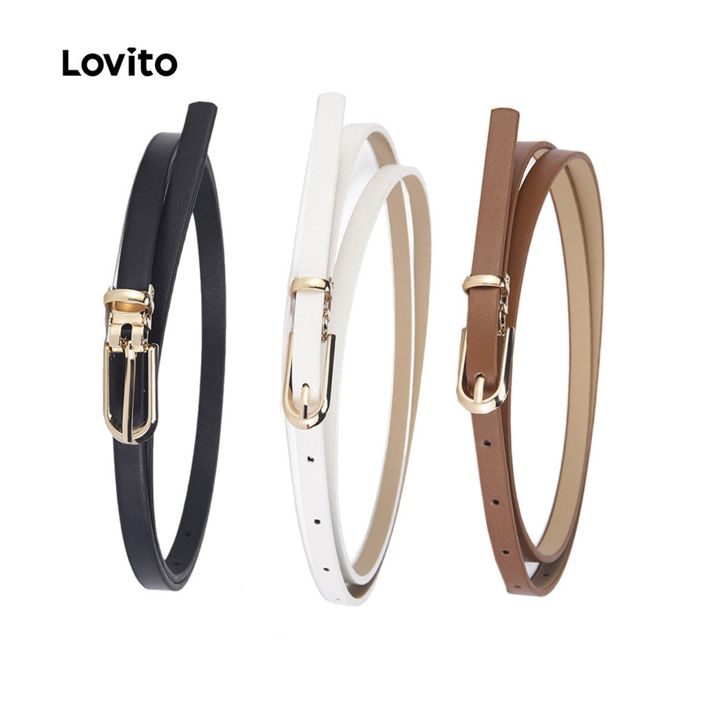 Lovito Elegante Cinto Minimalista LFA111183
