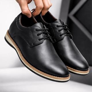 Sapato Social Masculino Oxford Elegante Confortável Couro Sintético Trabalho Igreja