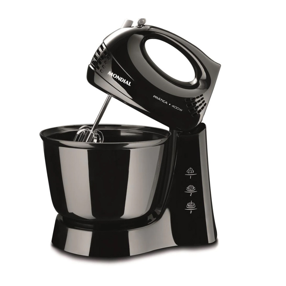 Batedeira Prática B-44 com 3 Velocidades Mondial - 110V