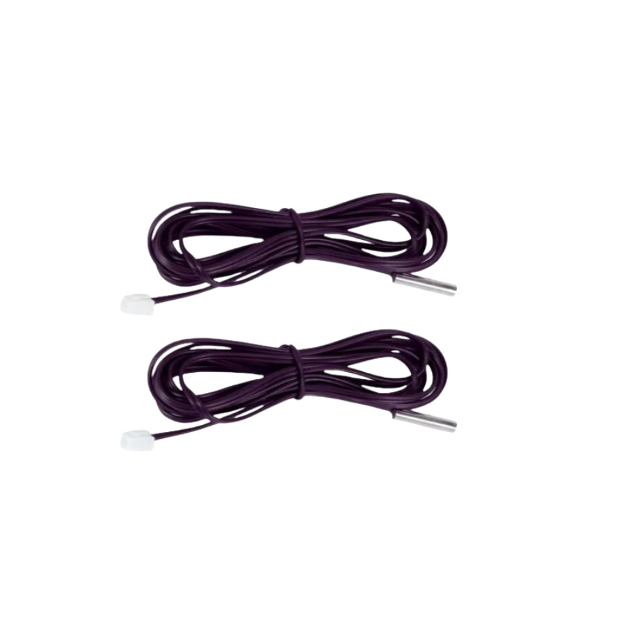 Kit Com 2 Sensor De Temperatura Ntc 10k Sonda 3 Metros resistor térmico termostato termistor