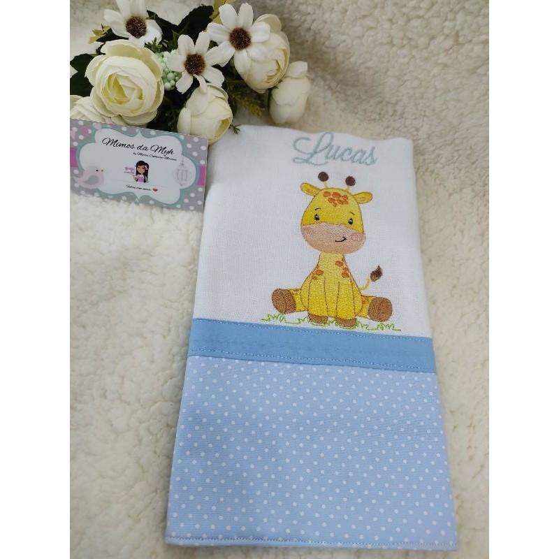 Fralda de bebê personalizada Fralda de ombro+ Fralda de boca