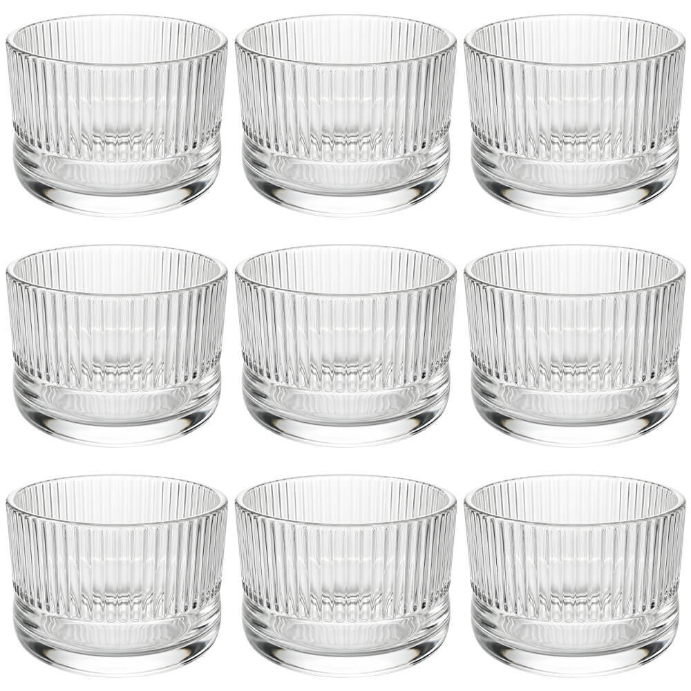 Conjunto de Tigelas de Sobremesa Regent de Vidro 200ml 9 Peças - Casambiente