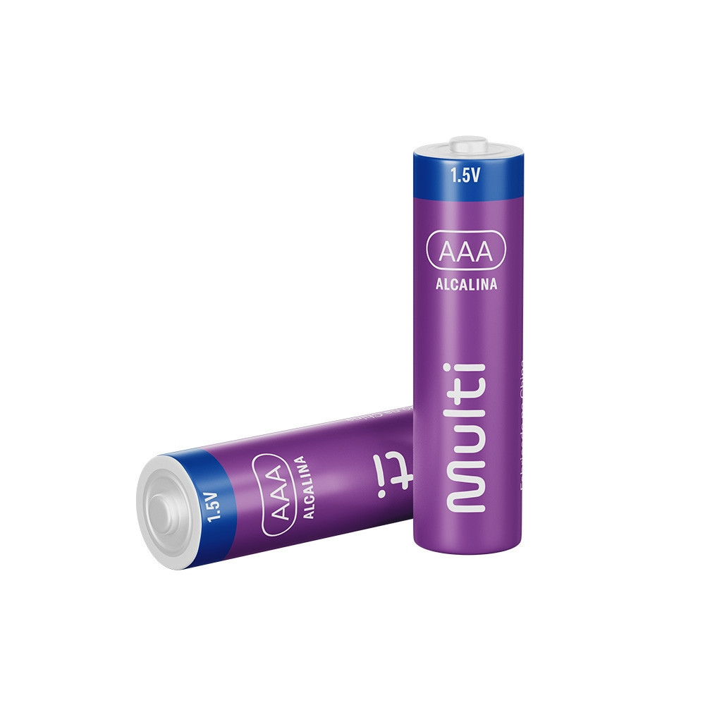 Pilha Alcalina AAA Com 4 Unidades Multi - PA002