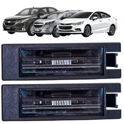 02 Lanterna Da Placa Agile 2010/2014 Montana 2011/2018 Cruze 2017 2018