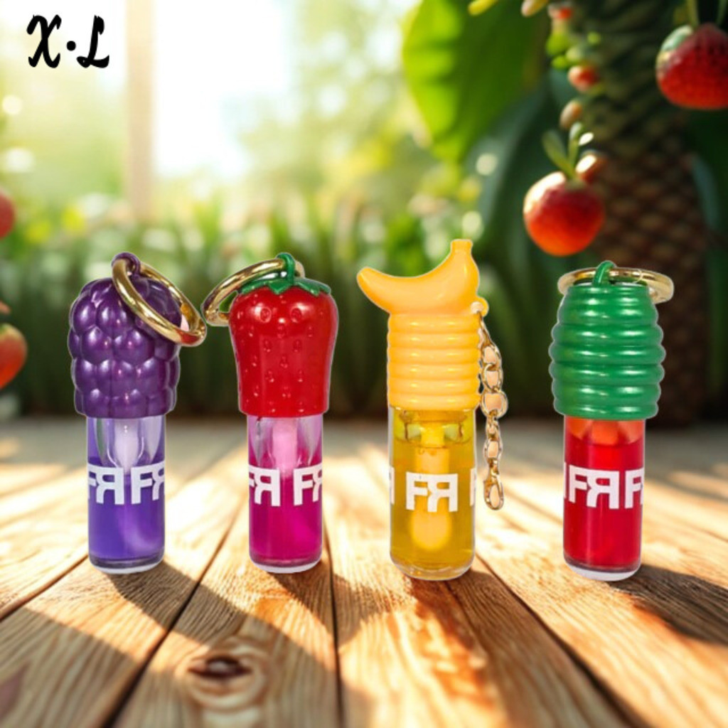 Kit 4 Franciny Ehlke  Gloss By Fran Frutas Hidratação e Sedução em Cada Toque Aromas De Frutas Duradouro