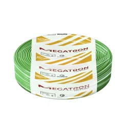 Cabo Flexível Megatron 2,5mm x 100m Rolo 750V Verde