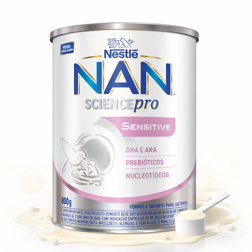 Fórmula Infantil Nan Science Pro Sensitive Hmo 800g