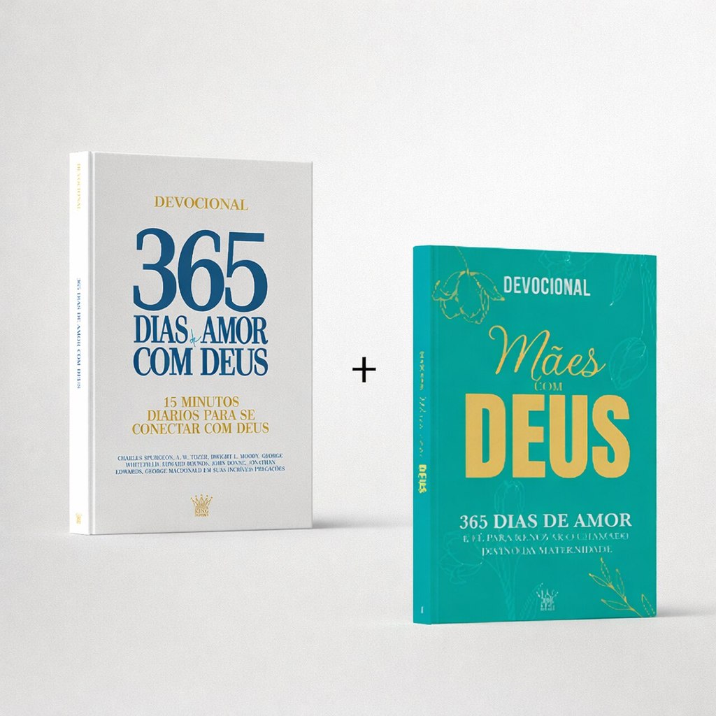 Combo Amor com Deus Extra Ed. 02 - Kit com 2 Livros Devocionais