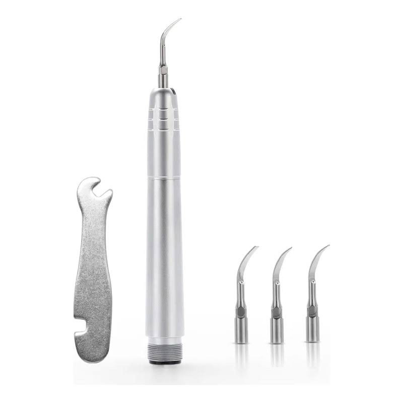Ultrassom Odontológico Dentista Scaler Cinza Cavitador Sônico com 3 pontas