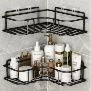 1/2/3/4/5 Suporte Banheiro Prateleira Com Adesivos Para Parede Cozinha Lavanderia Shampoo…