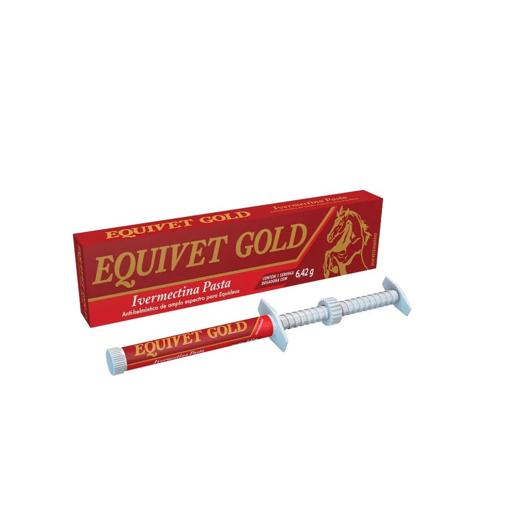 Equivet Ivomec Gold 6,42 G Vermífugo Para Cavalos - VetBras