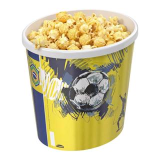 Balde Pote Pipoca Copa do Mundo Futebol Brasil Plasútil em Oferta na Shopee