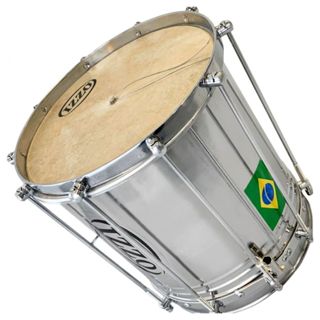 Cuíca Izzo 10 Polegadas x 30cm Aço Inox com 10 Afinadores em Oferta na Shopee