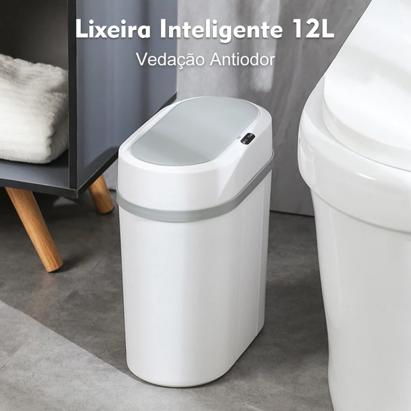 Lixeira Automática Knock: 58% OFF! 🗑️