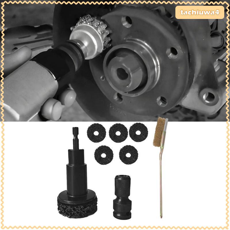 [Tachiuwa3] Kit De Limpeza De Cubo De Roda De Carro Removedor Eficiente De Ferrugem Com Disco ABS Para Manutenção E Deta