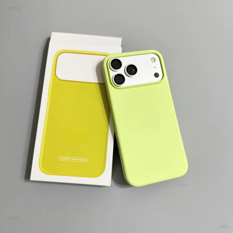 Capa protetora de silicone líquido apple para iPhone 17 pro max 17 air com anima