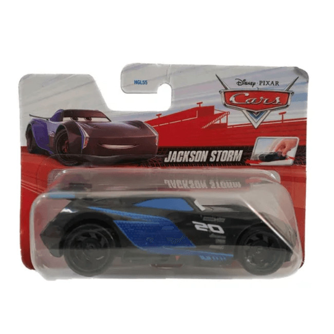 Carrinho CARS - Disney Pixar - 1:43 Puxa e Vai - Jackson Storm - Mattel MATTEL