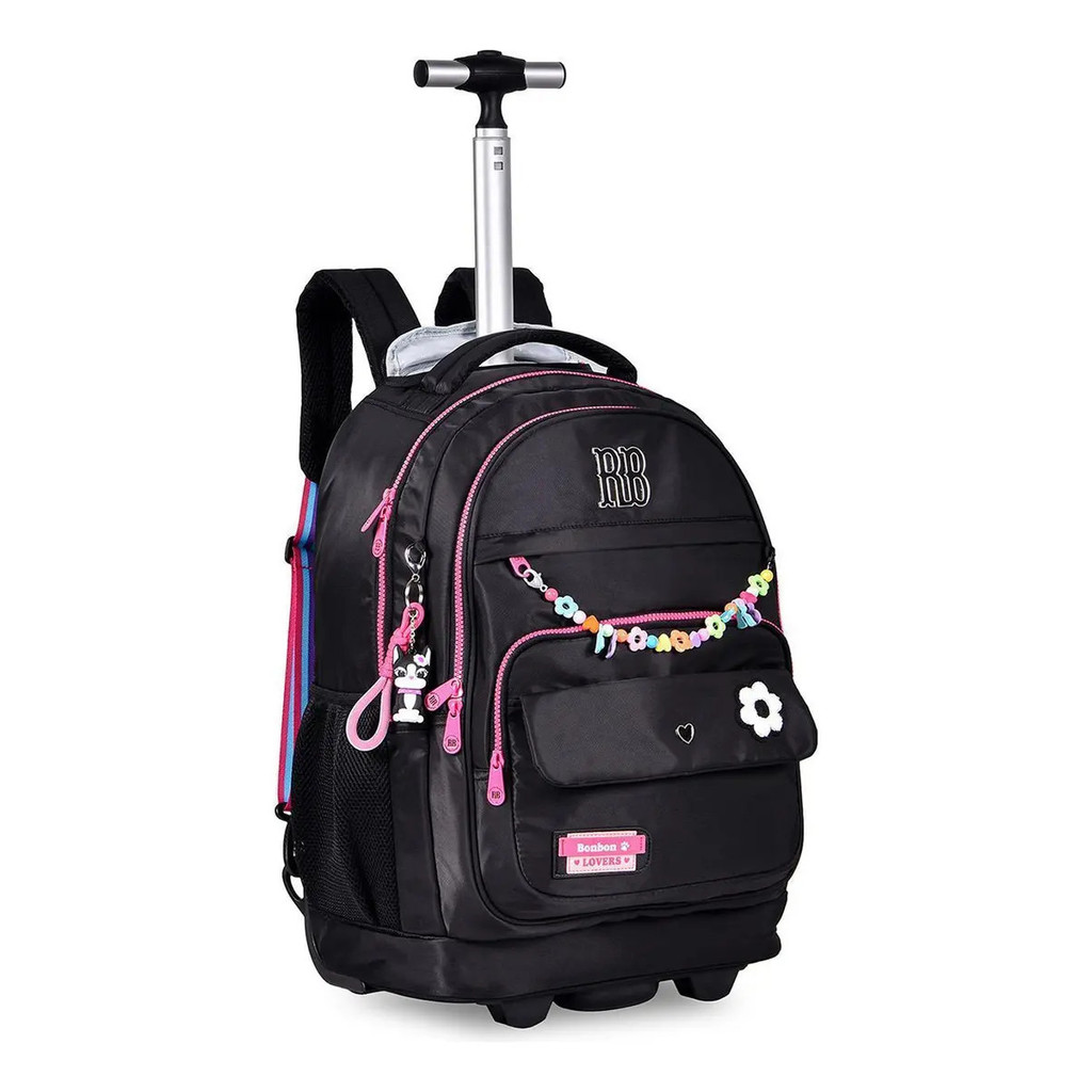 Mochila Rebecca Bonbon De Rodas Color Pop Juvenil Escolar