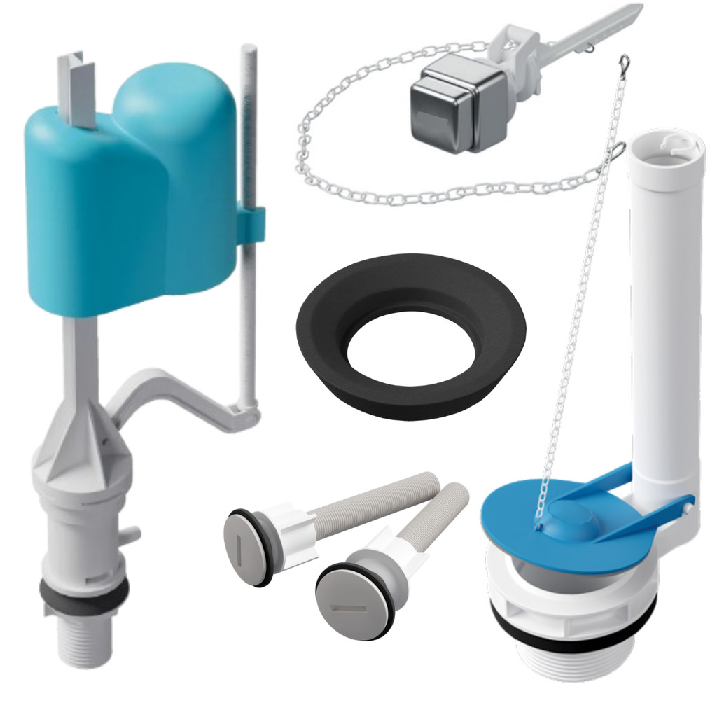 Kit Completo Caixa Acoplada Lateral Universal Completo