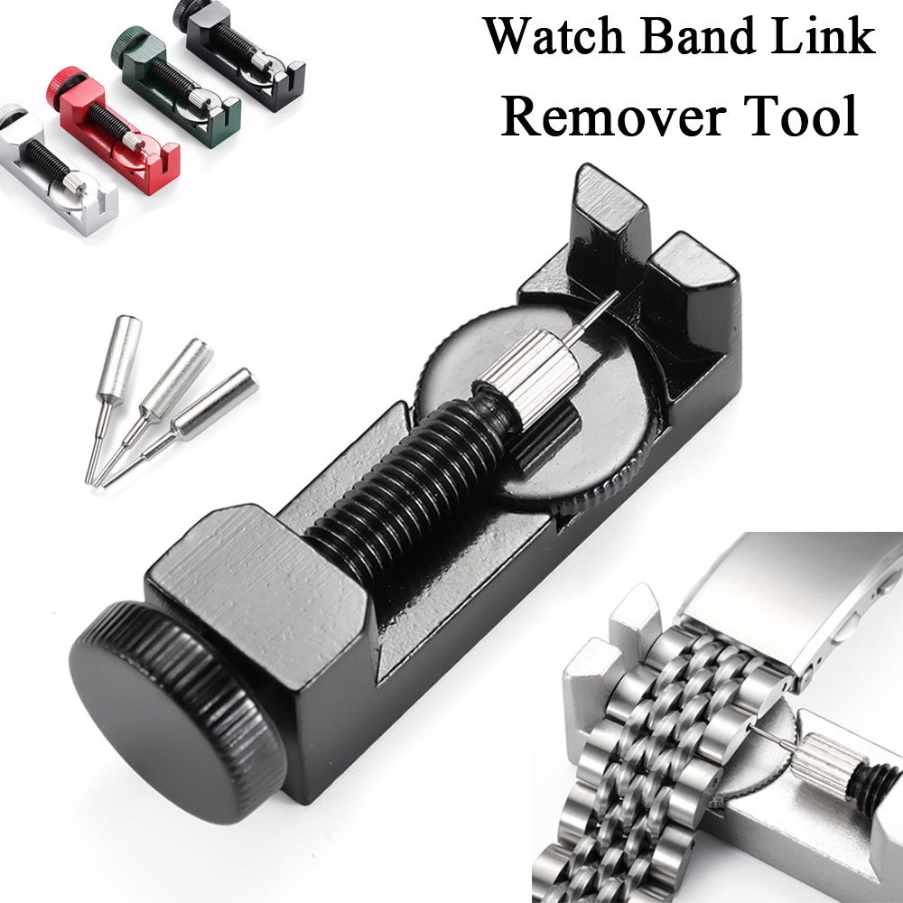 Ferramenta De Remoção De Link De Pulseira De Relógio Ferramentas De Reparo Ajustador De Metal Para Redimensionamento Vem