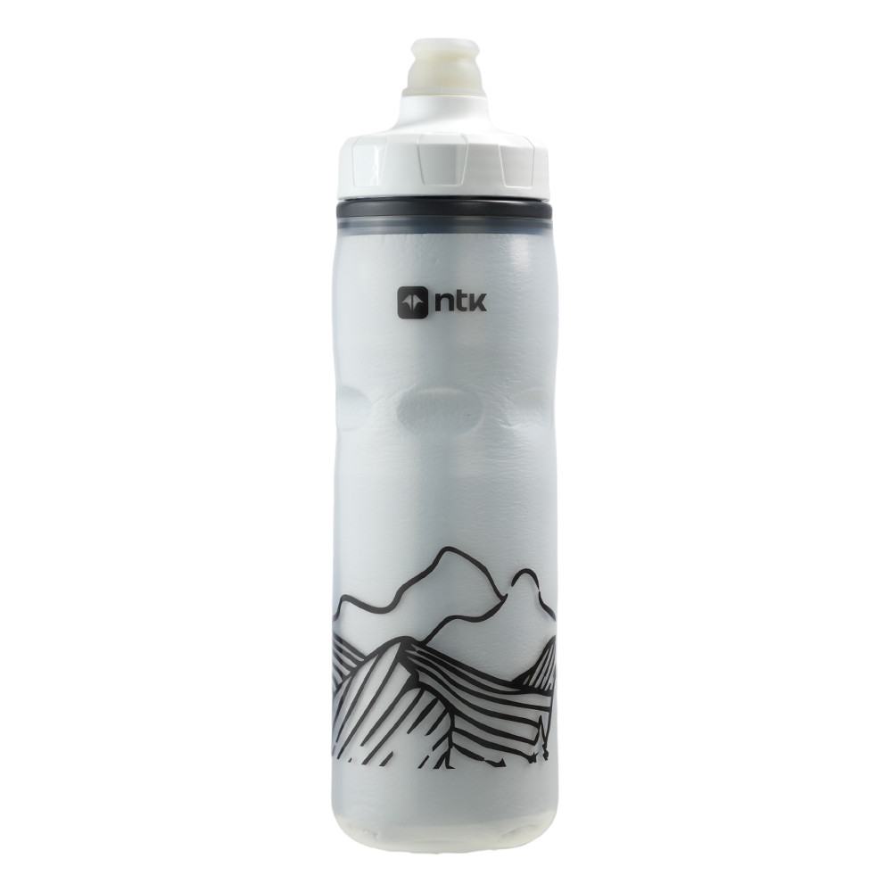 Garrafa Bike Térmica 600ml NTK Isobike Squeeze Ciclismo 4h Frio