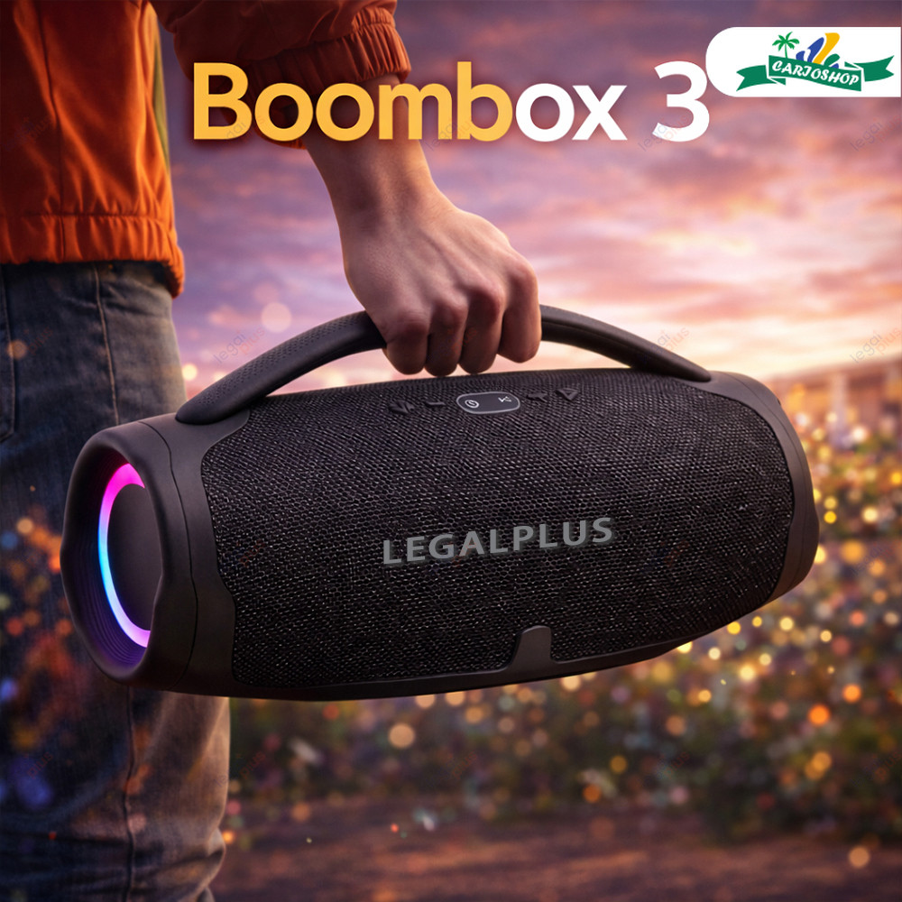 Caixa De Som Boombox 3 Bluetooth  70W Grave Forte Compacta Resistente Água Pen-Drive Aux Diferentes tamanhos