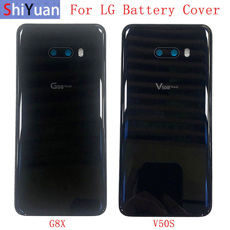 Tampa Traseira Da Bateria , Porta , Painel , Caixa Para LG G8X V50S , Capa De Com Lente Câmera , Lanterna , Peça De Repo