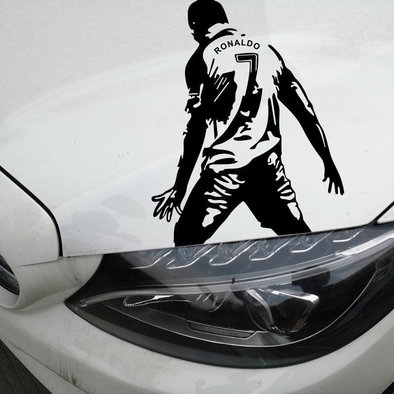 Estrela de futebol C Luo adesivo de carro dominador adesivo de carro corpo tampa do tanque de combustível único criativo