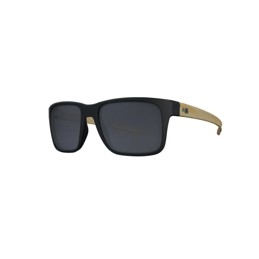Óculos de Sol H-Bomb 2.0 HB Matte Black Wood Gray - Polarizado