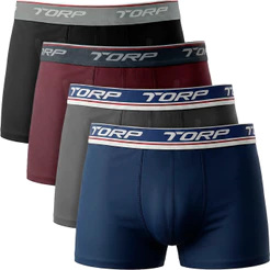 Kit 4 Cuecas Boxer Microfibra Kit Cueca Box Original Cueca Masculina Torp Elástico Costura Lisa