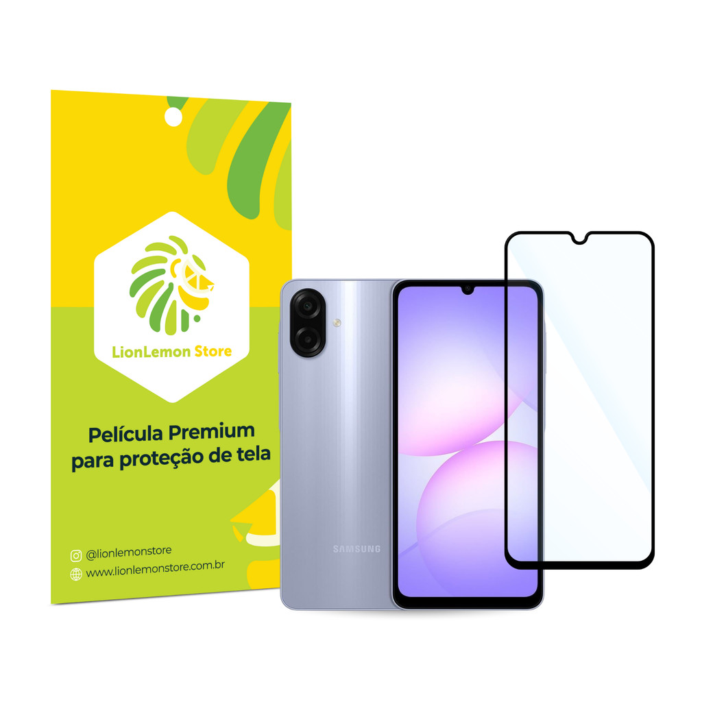Película de Vidro Ultrashield LionLemon para Samsung Galaxy A07