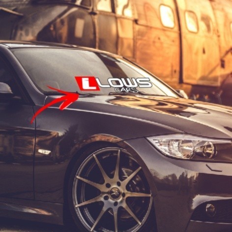 adesivo para parabrisa neuro lows cars para carro moto e caminhão ALTA QUALIDADE