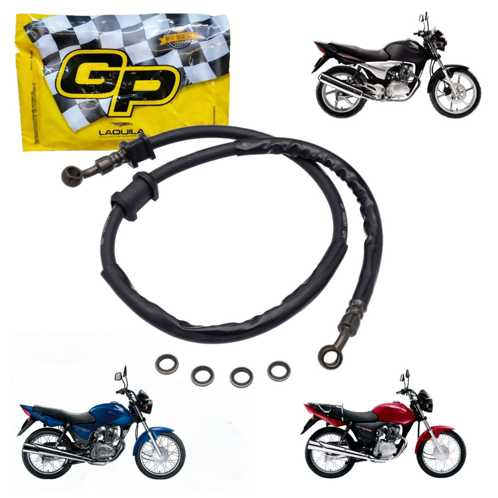 Mangueira Flexivel Do Freio Diant. Cg Titan Ks Es 150 2004/2008 Gp7 Original em Oferta na Shopee