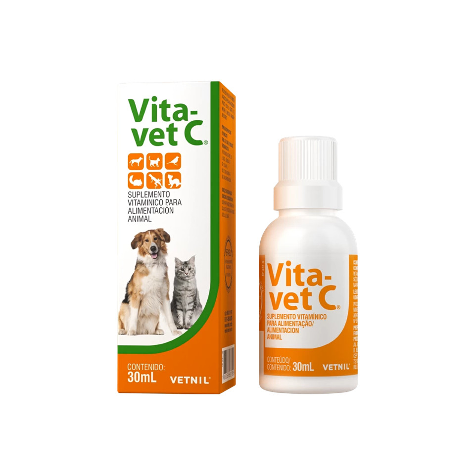 Vita Vet C Suplemento Vitamínico Gotas 30ml