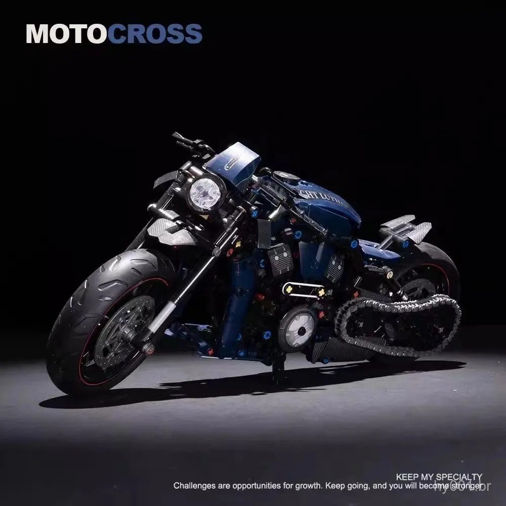 1920 peças compatíveis Lego Luther Harley Ducati motocicleta locomotiva meninos crianças montadas bloco de construção ed