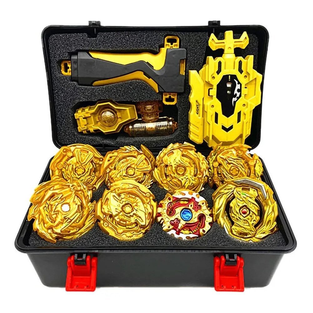 Kit 8 Beyblades Metal e Extractor no box (sem caixa)
