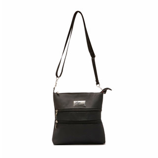 Bolsa Feminina Preto Com Divisoes Lana Pimenta