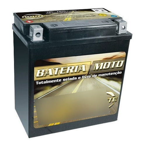 Bateria Tiger 800 Intruder 1400 1500 Ytx16-bs Selada - Route