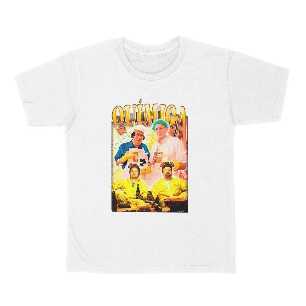 Camiseta Estampa Sublimada Quimica Meme Breaking Bad Serie 100% Algodão