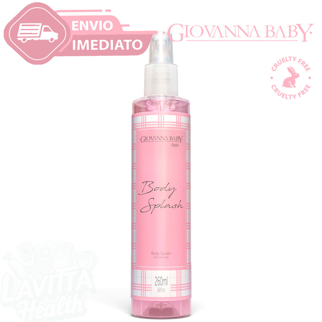 Body Splash Colônia Classic Giovanna Baby Corporal 260ml Lavanda Floral Envio Imediato em Oferta na Shopee