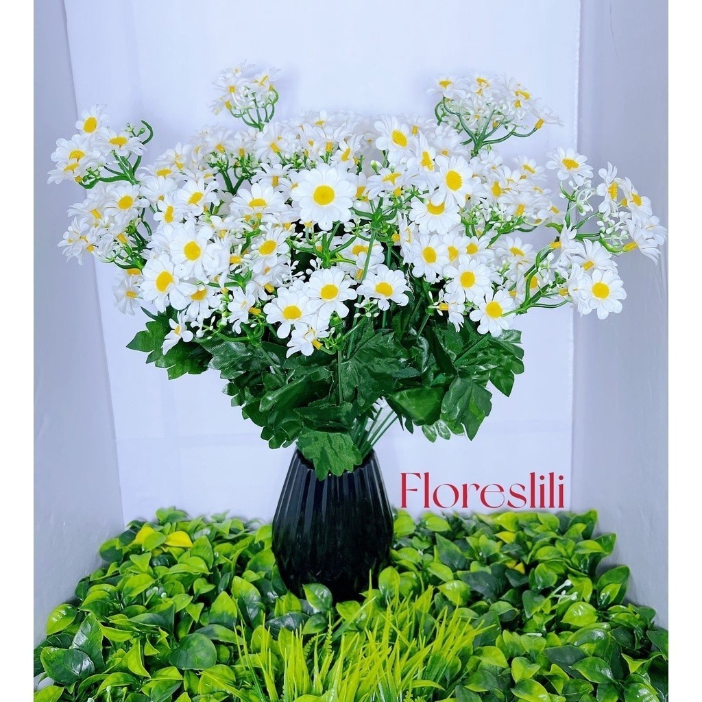 Margarida Artificial P/ Decoração Elegante--6485