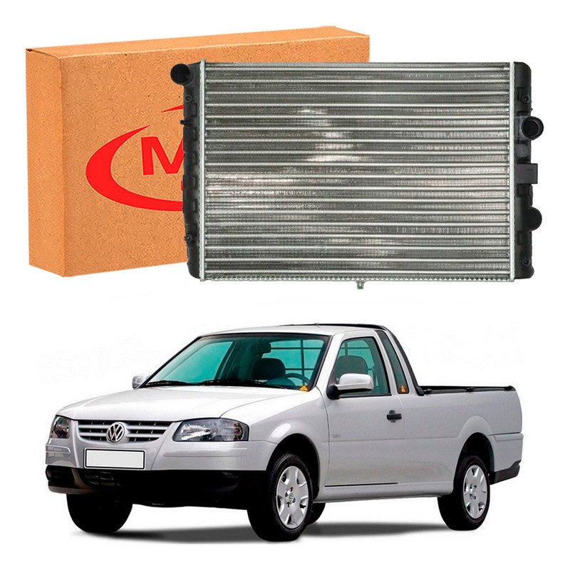 Radiador Agua Saveiro G4 1.6 Sem Ar 2006 A 2012