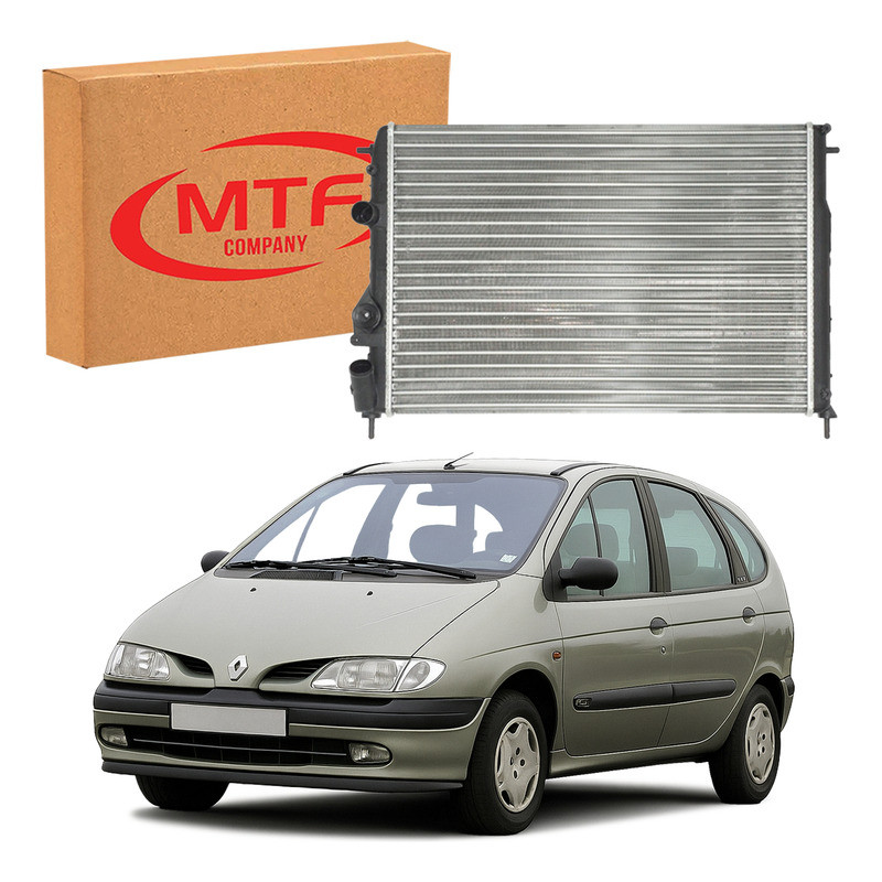 Radiador Agua Renault Scenic 2.0 8v Manual 1999 A 2001 em Oferta na Shopee