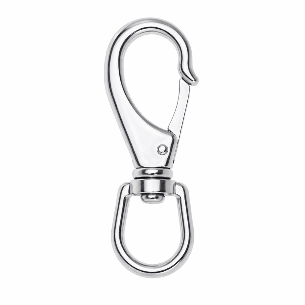 Mosquetão Engate Rápido A1 com Destorcedor Inox 316 88mm