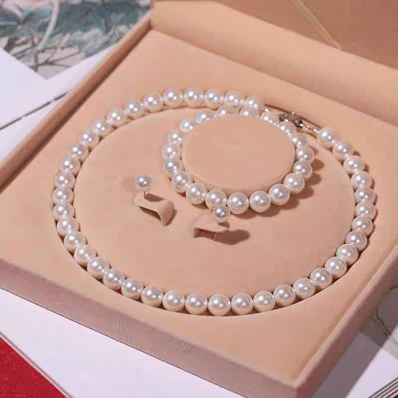 Kit com Brinco Colar e Pulseira de Pérola Kit Retrô Anos 60 em Oferta na Shopee