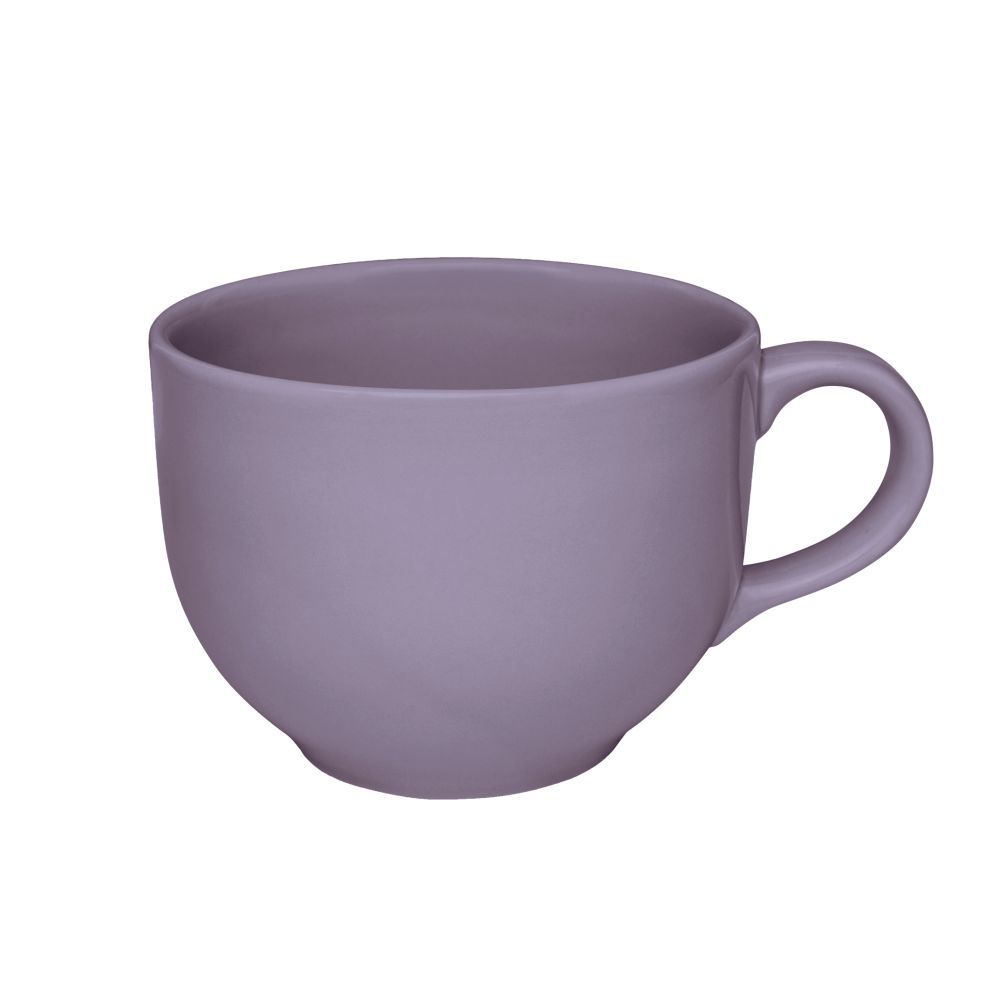 Caneca Jumbo 740mL Roxa Cerâmica Biona