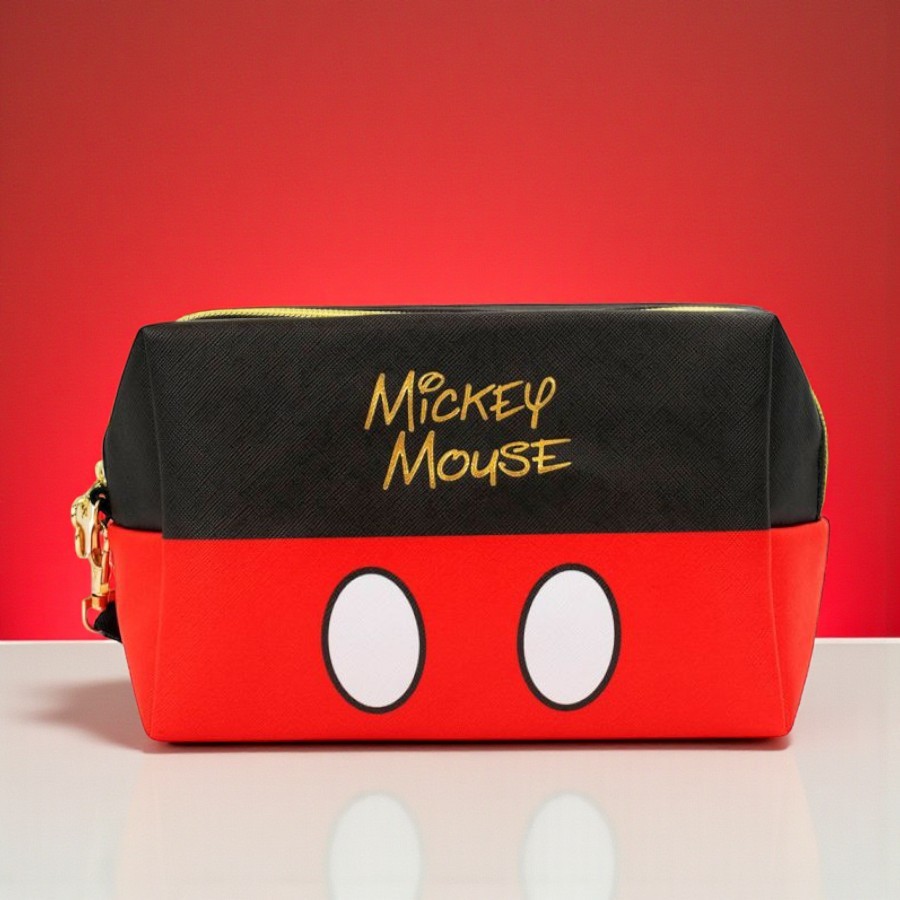 Necessaire Retângular - Mickey Mouse - Clássica - 20x13cm - Disney Original - 1 unidade - Rizzo