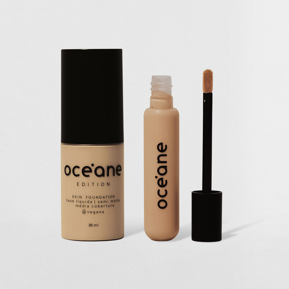 Kit Base Líquida 210l + Corretivo Líquido Light Océane Edition (2 Produtos) em Oferta na Shopee