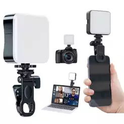 Luz LED Portátil para Vídeo e Selfie | Iluminador para Celular | 3000K–6000K Ajustável